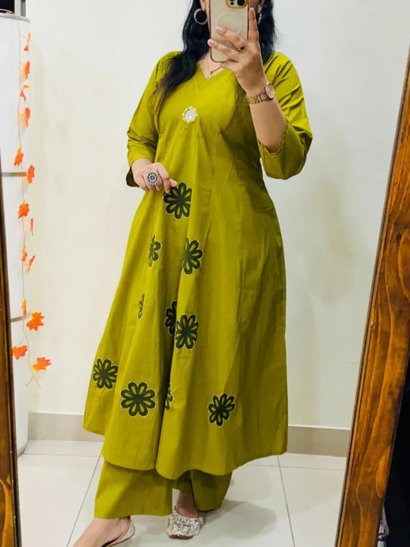 Designer Kurti Palazzo Set