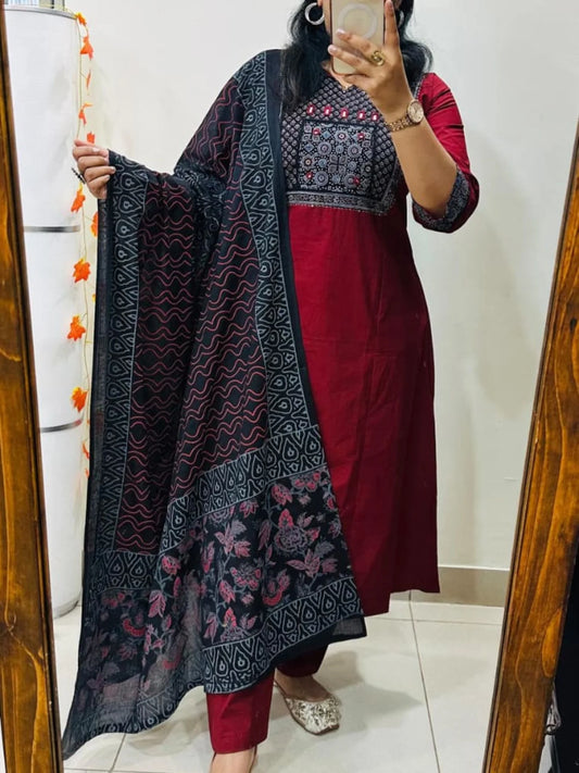 Premium Dhabu Cotton Salwar Suit