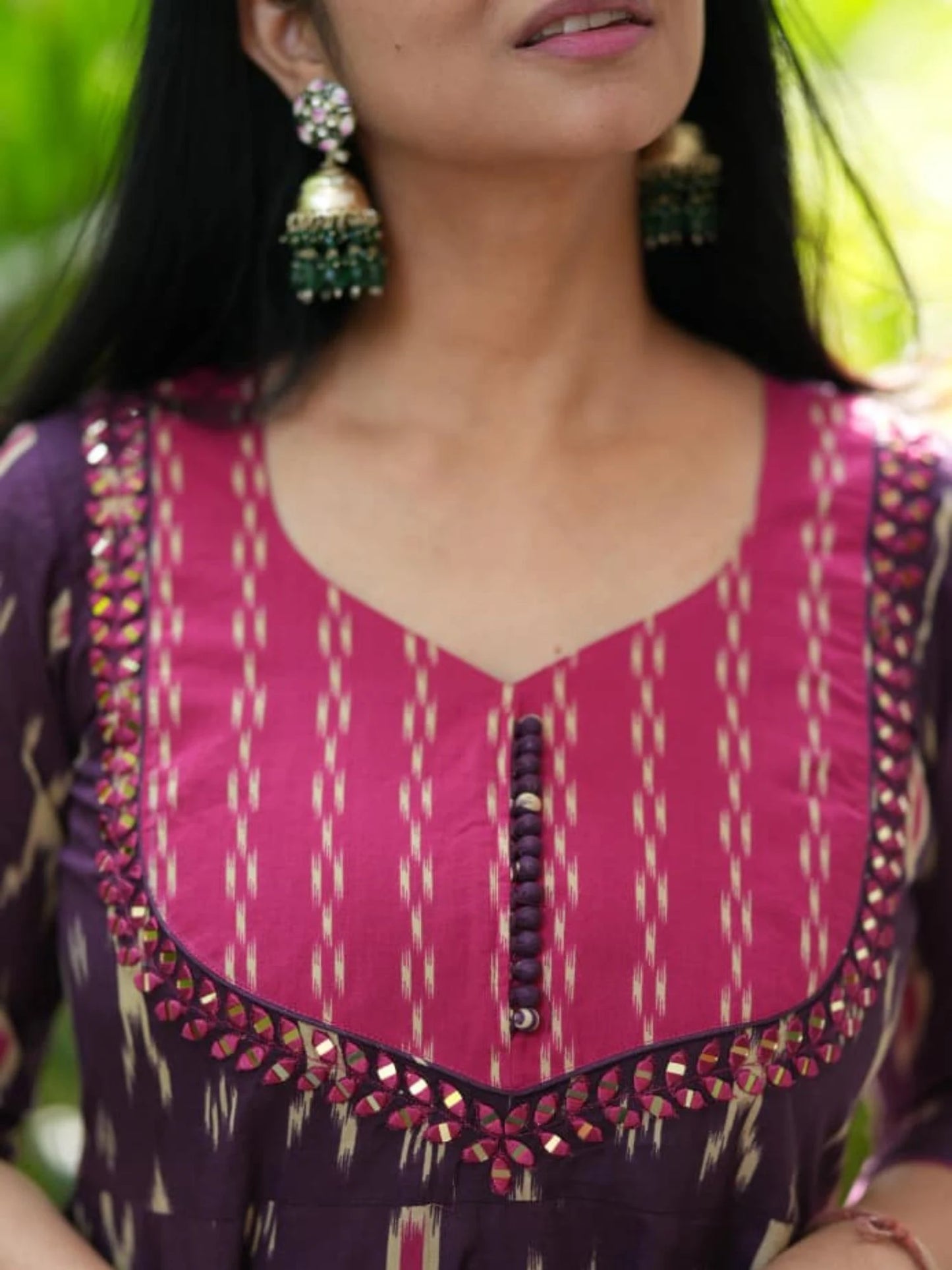 Ikkat Print Salwar Suit