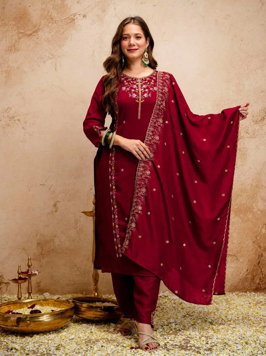 Vichitra Silk Salwar Suit