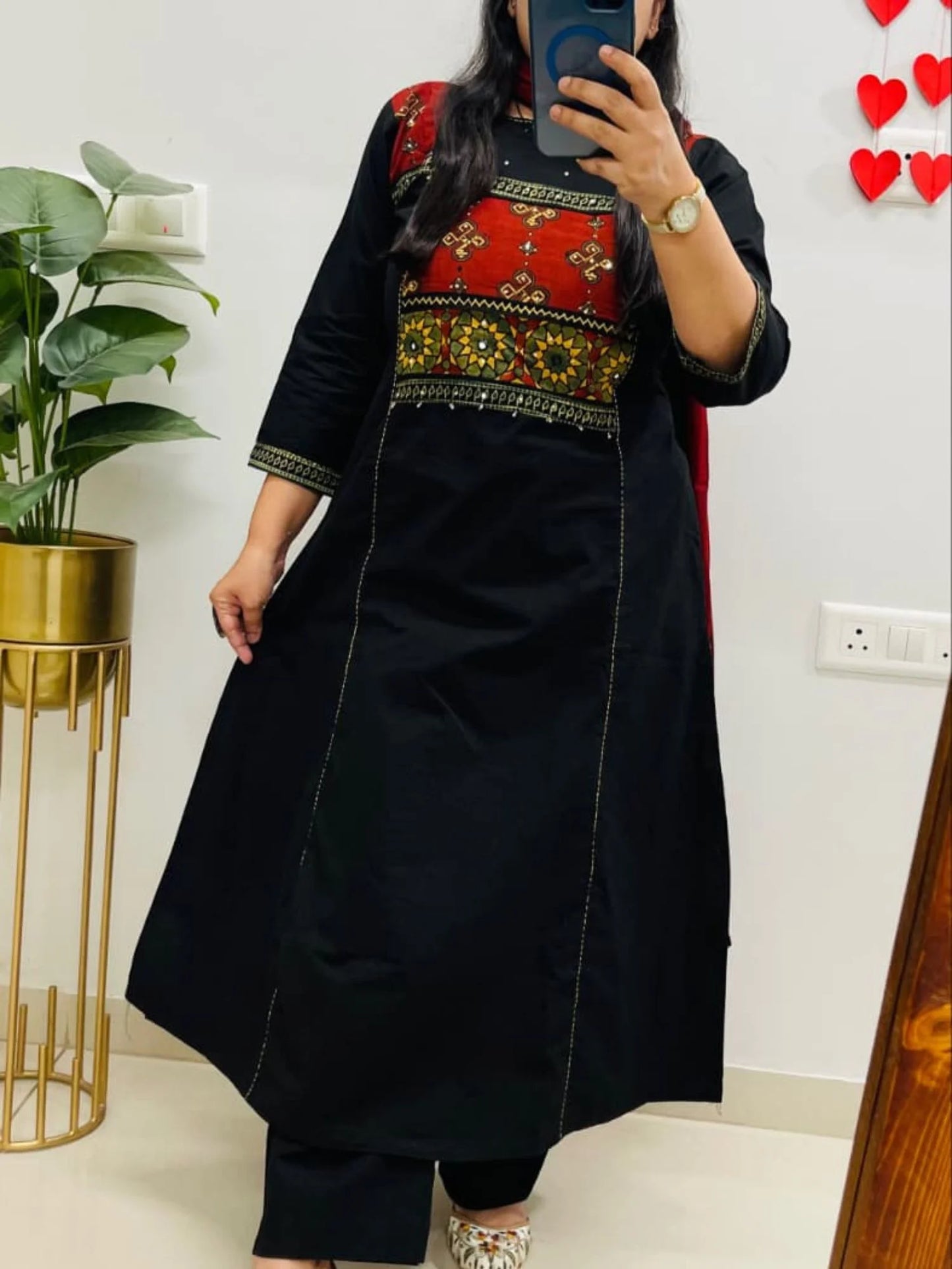 Dhabu cotton salwar suit