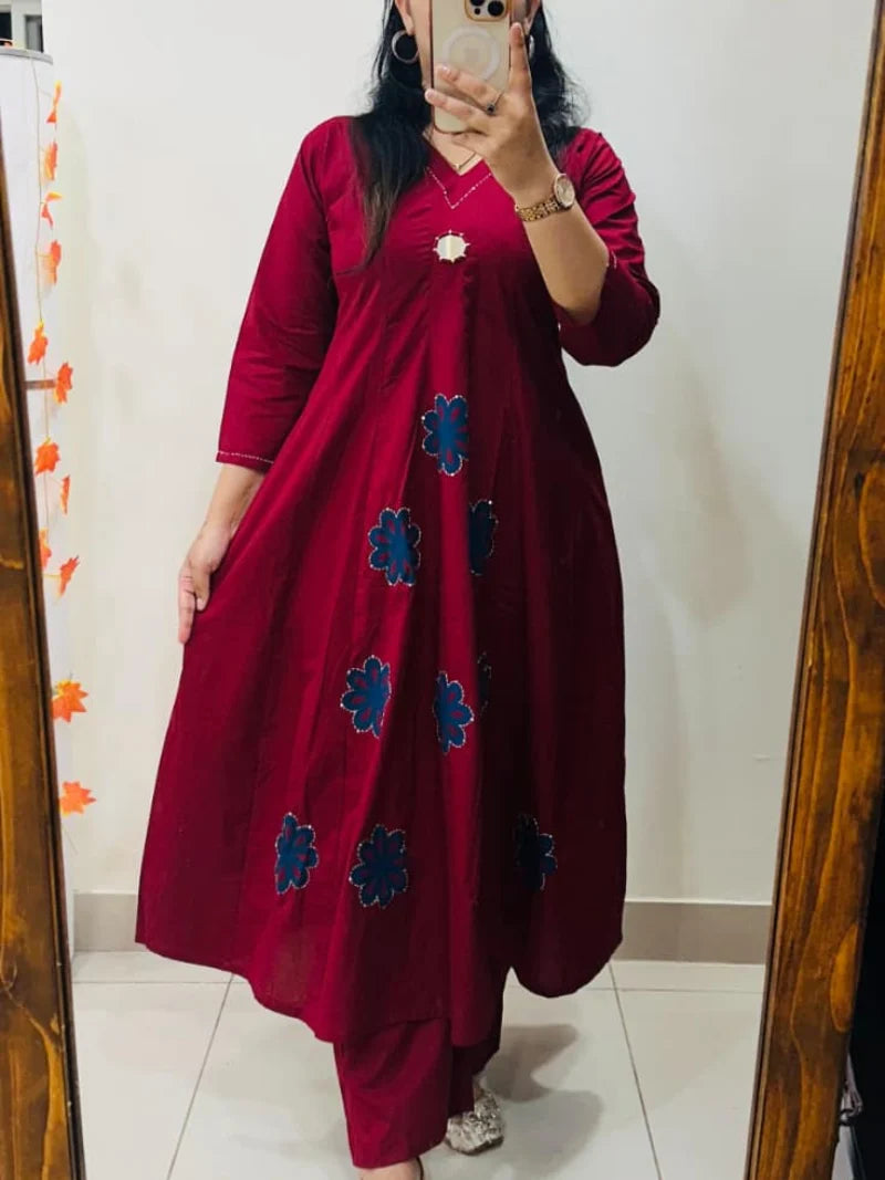 Designer Kurti Palazzo Set