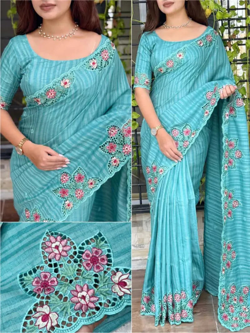 Tusser Cotton Saree