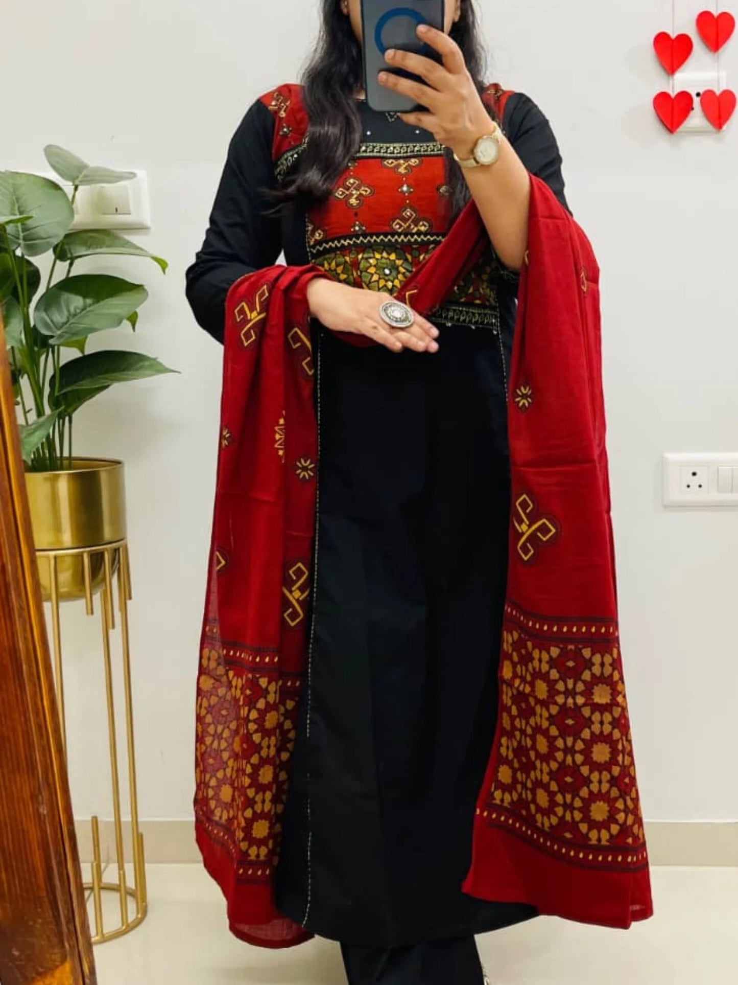 Dhabu cotton salwar suit