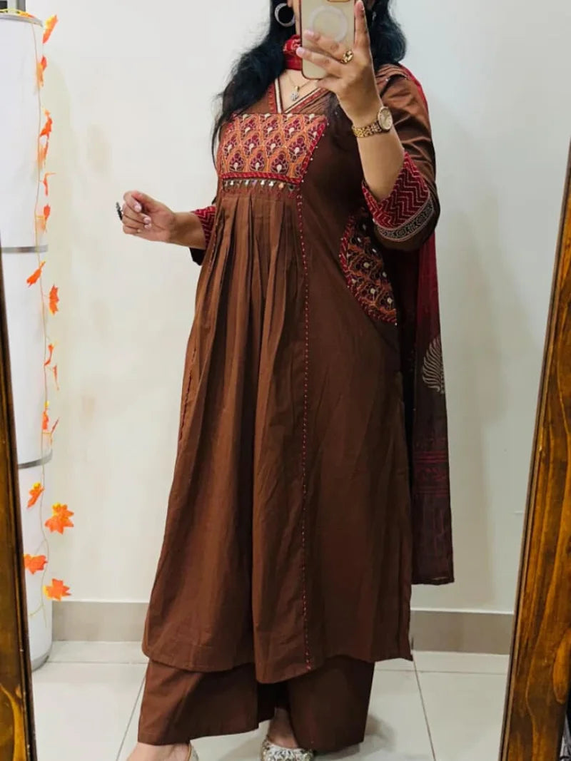 Premium Heavy Rich Pure Cotton Suit