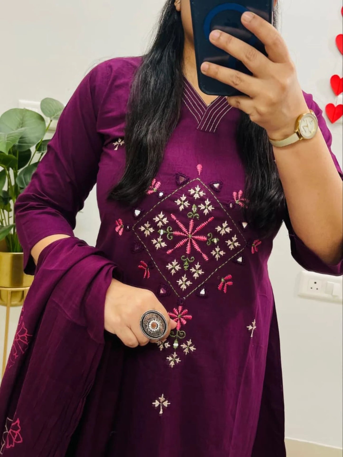 Dhabu Cotton Salwar suit
