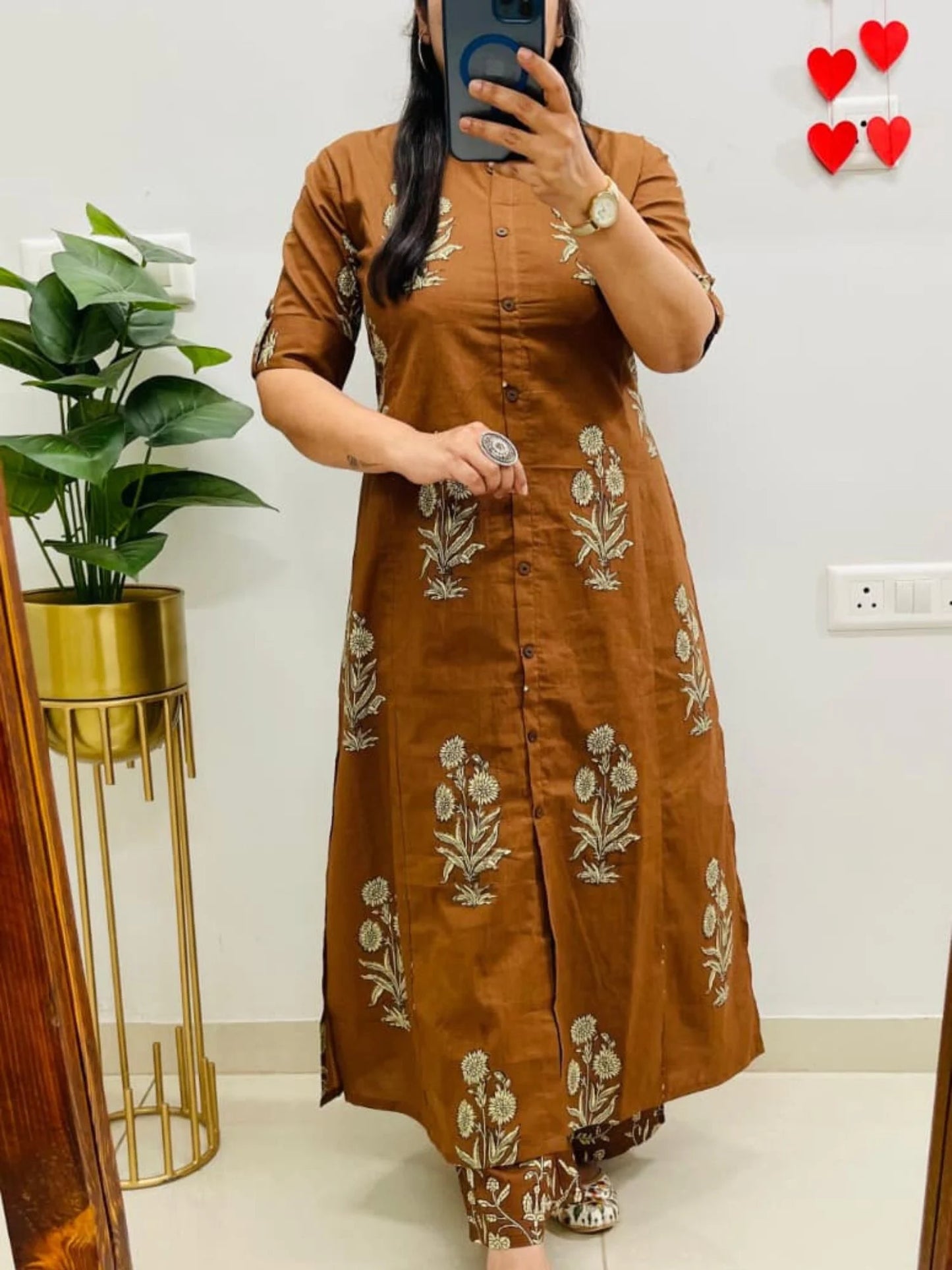 Jaipuri Floral Print Co-ord Set