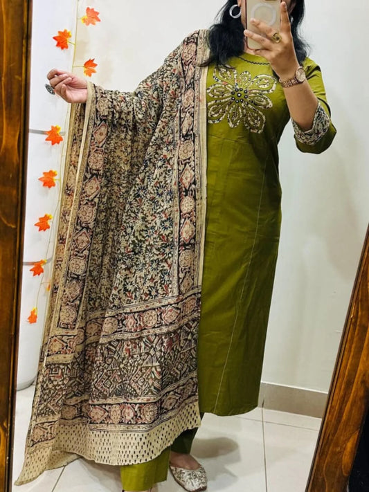 Kalamkari Cotton Suit