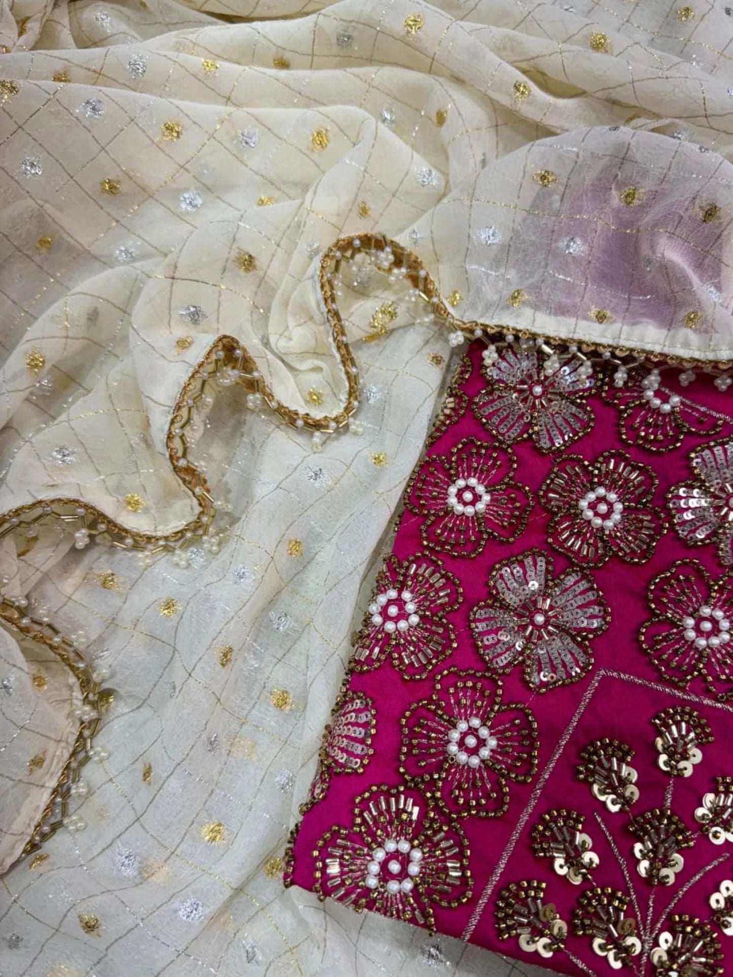 Crunchy Georgette Saree