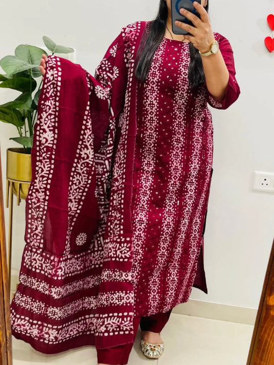 Batik Print suit