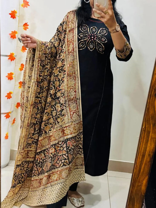 Kalamkari Cotton Suit