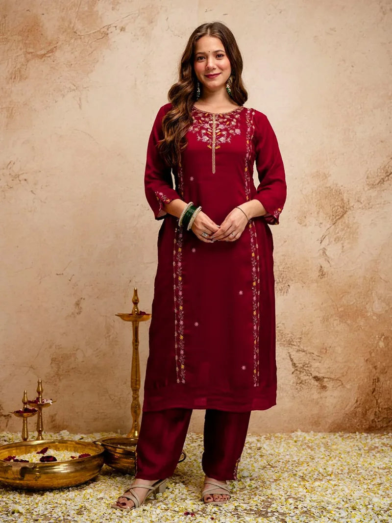 Vichitra Silk Salwar Suit