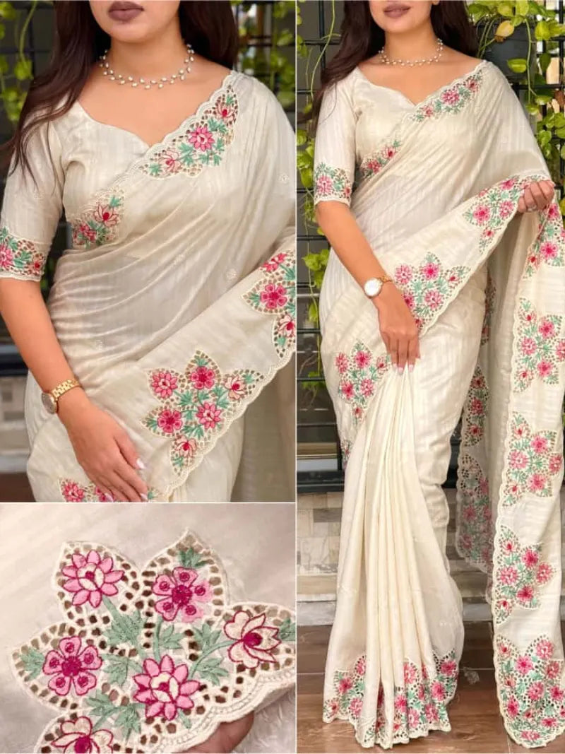 Tusser Cotton Saree