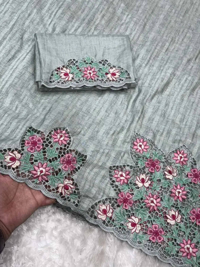 Tusser Cotton Saree