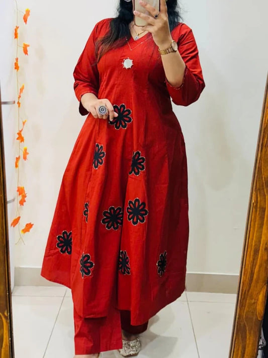 Designer Kurti Palazzo Set
