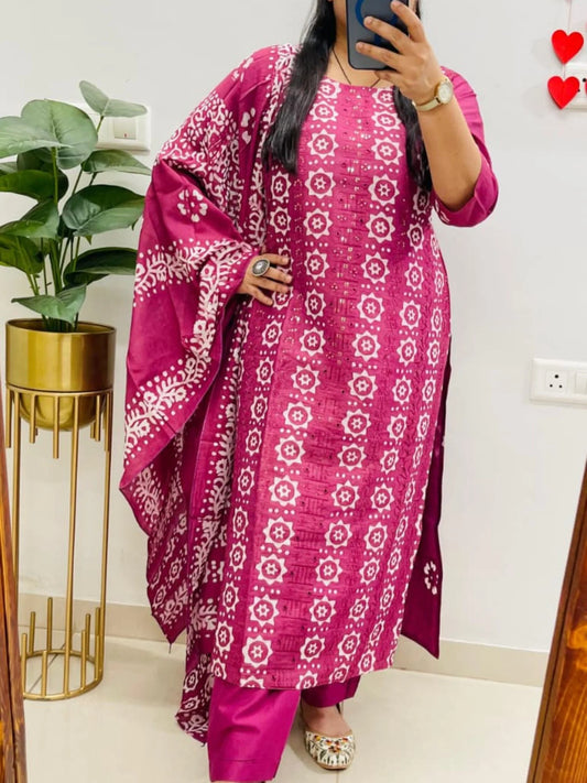 Batik Print suit
