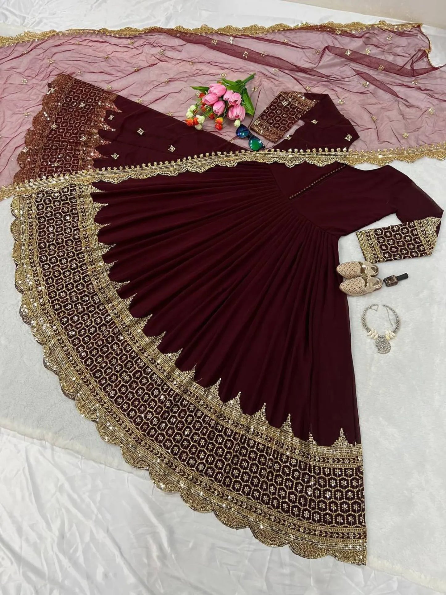 Anarkali Two Piece Set