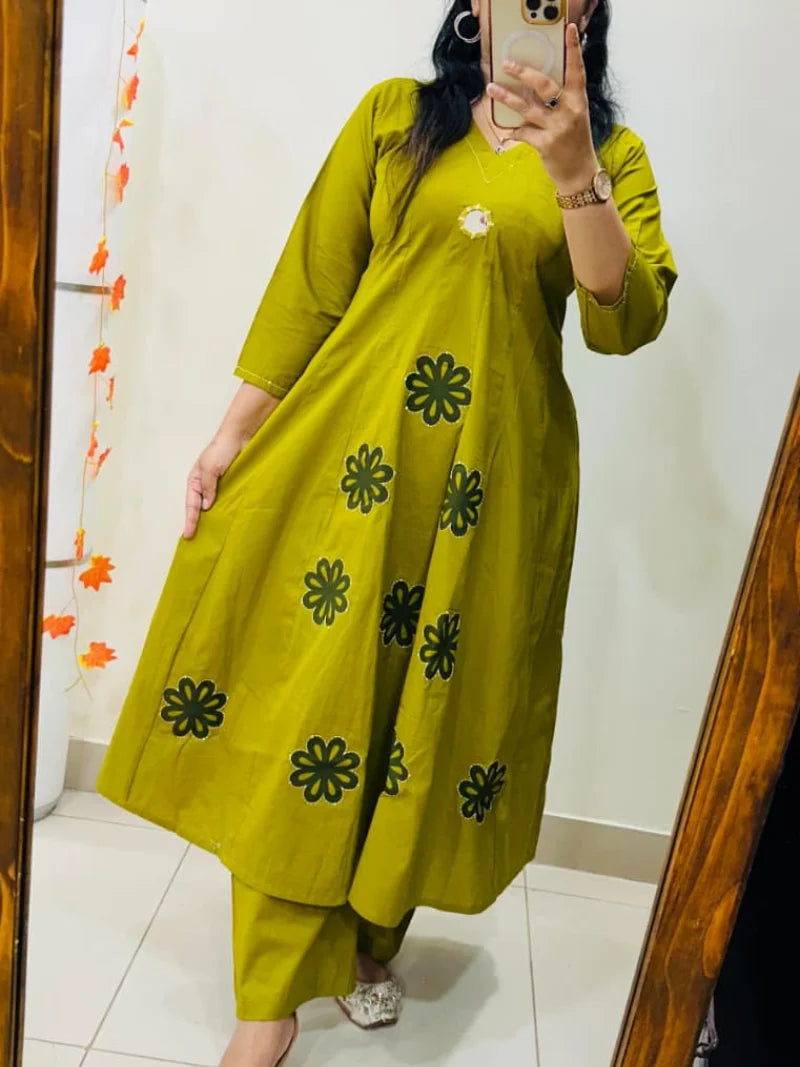 Designer Kurti Palazzo Set