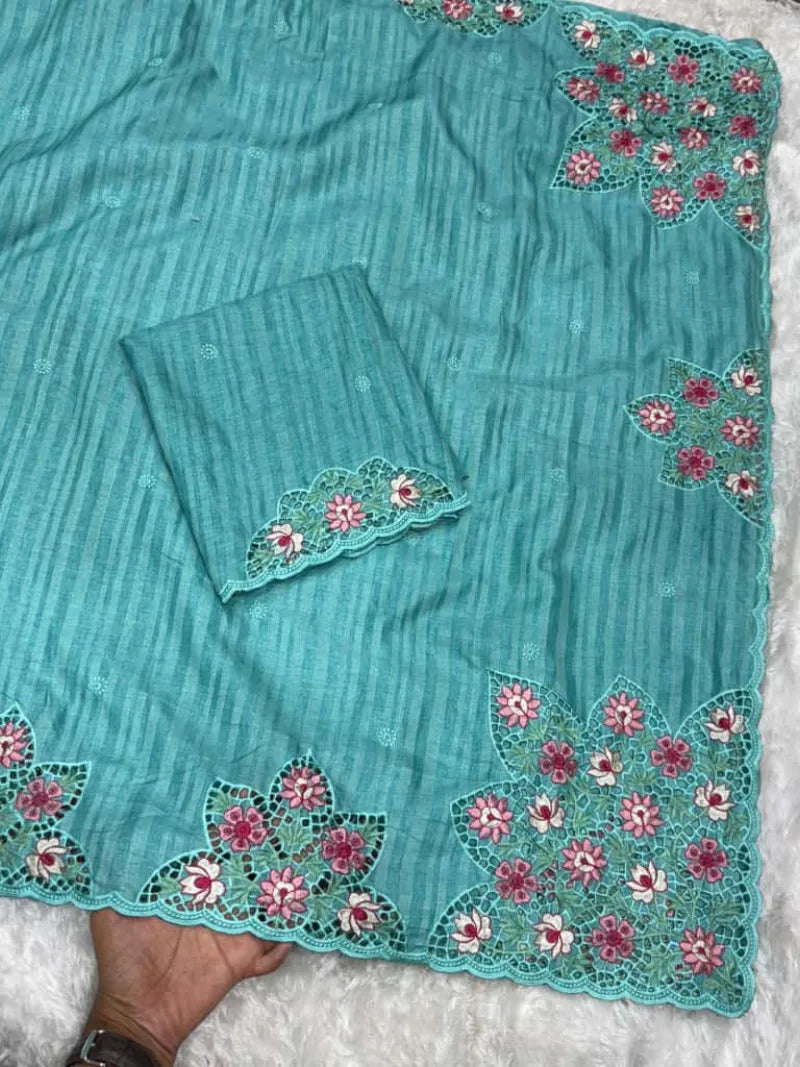 Tusser Cotton Saree