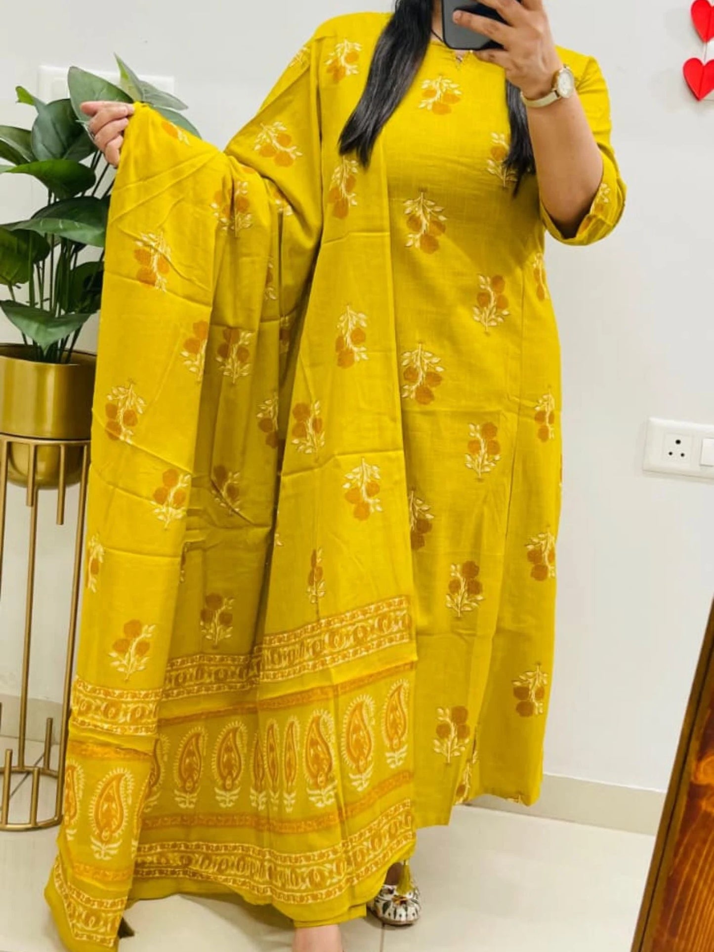Designer Jaipuri Ajrakh Cotton Suit