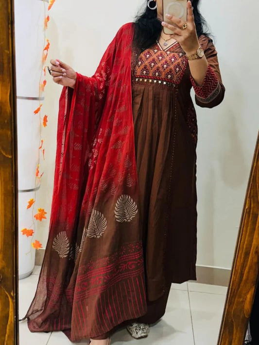 Premium Heavy Rich Pure Cotton Suit